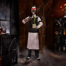 6 FT Grave & Bones Animated LED Dean the Deathologist picture