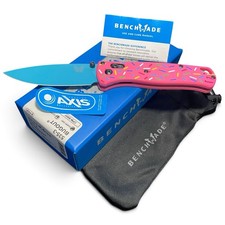 Benchmade 535 Bugout Donut Sprinkle Pink Blue S30V AXIS Lock Custom EDC Knife picture