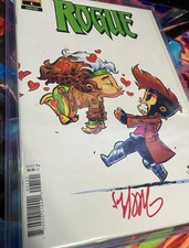 Marvel Rogue #1 Skottie Young Variant Cover Signed by Skottie Young With COA picture