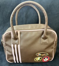 Disneyland Resort 50th Anniversary Brown Handbag Pink Stripes Patches Retro Y2K picture