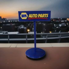 NAPA Auto Care Center Inspired Miniature  Diorama Sign Garage Display 6