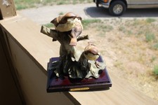 Vintage Resin Bird Sculpture Made in China Fineart Collection picture