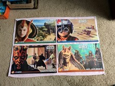 Complete Set 1999 Star Wars Episode 1 The Phantom Menace Lays Pepsi Posters picture