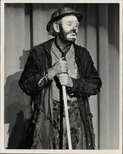1975 Press Photo Nice  Image of Emmett Kelly in Character as Willie the Clown picture