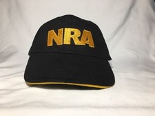 Black NRA CAP / HAT National Rifle Association of America Back One Size Fits All picture
