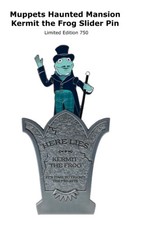 CONFIRMED WDI MOG Muppets 5th Anniversary Haunted Mansion Tombstone Kermet Pin picture