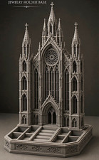 Gothic Cathedral Jewelry Holder Base Stand, Bedroom Organizer picture
