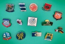 Lot Of 14 Enamel Lapel Pins Representing International Soccer Clubs Leagues picture