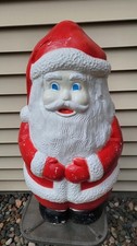 Union Vintage Large Santa Blow Mold Lighted Yard Decoration 32” vintage 1988 picture