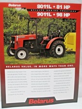 Belarus Utility Series Tractor 8011L 81 HP 9011L 98 Brochure Specifications 1996 picture