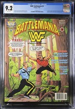 1991 Valiant WWF WWE Battlemania 3 CGC 9.2 POP 3 Big Boss Man Randy Savage RARE picture