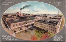 c1910s WATERLOO, Iowa Advertising Postcard