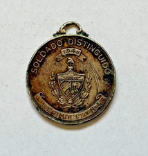 RARE 1946 BATISTA Army Soldado Distinguido Medal DISTINGUISHED SOLDIER picture