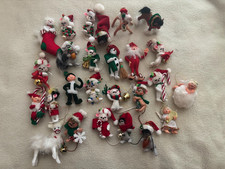 Annalee Collectable Handmade Christmas Dolls, Set of 26 Tree Ornaments 3-4