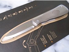 Gerber Mansfield Swayback Pocket Knife D2 Tan Micarta Slipjoint Scandi Grind New picture
