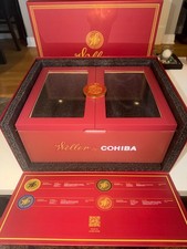 Weller Antique Red by Cohiba Cigar Humidor COMPLETE Gift Set Pappy Winkle Stagg picture