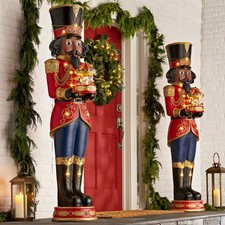 Member's Mark 6' Pre-Lit African American Grand Nutcracker with Carousel picture