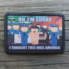 Oh I'm Sorry I Thought This Was America Morale Patch Hook and Loop Funny 2A Gear picture