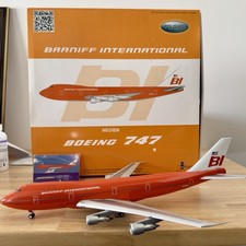 Inflight 200 Braniff International 747-100 BIG ORANGE IF741BRN0816 picture
