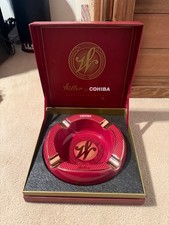 RARE Weller Antique 107 Red Cohiba Ashtray Cigar Ash Tray Bourbon Stagg Blantons picture