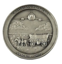 Crossroads of America Vandalia Ohio Medal Token Danbury Mint Historic Patriotic picture