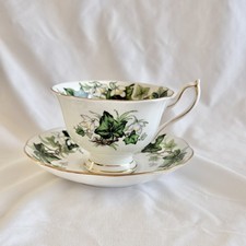 Cottage Core - Royal Albert Bone China England Teacup & Saucer IVY LEA picture