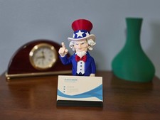 America 250 Patriotic Uncle Sam figurine and business card holder picture