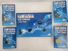 Fantasia Ice Cream 4-Pin Set Chernabog Pegasus Hippo & Sorcerer w/Display Card picture