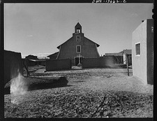 Photo:Adobe Church New Mexico 1900s Mission Building Photograph picture