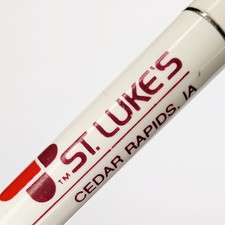 c1970s Cedar Rapids, Iowa St. Lukes Hospital Med Center Advertising Pen IA G24 picture