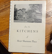 Vintage 1957 Kitchens of Hoyt Sherman Place Spiral-Bound Cookbook Des Moines IA picture