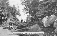 Deep River Road Construction Essex Connecticut CT - 11x17 Reprint picture