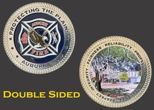 Auburn AL Fire Protecting The Plains Challenge Coin 4#J picture