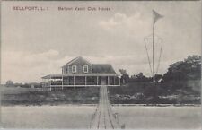 Bellport Yacht Club House Long Island c1910s Unposted Postcard picture