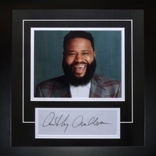 Anthony Anderson Autographed Blackish Signature Series Frame - JSA picture