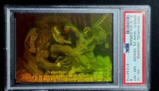 1993 Skybox MARVEL UNIVERSE SPIDER-MAN VS. VENOM 3D HOLOGRAM #H-IV - PSA 8 picture