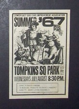 Lower East Side Improvement Assoc Tompkins Sq Park Summer Festival 1967 Promo Ad picture