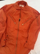 Vintage 1965 USAF K-2B Orange Flight Suit Large Regular Vietnam Era Mason Hughes picture
