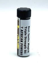 7 African Powers Triple Strength Ritual Spiritual Oil Love, Luck & Protection picture