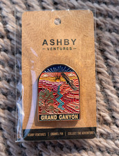 Grand Canyon Enamel Pin - National Park Travel Gift - Hiking Backpack Badge picture