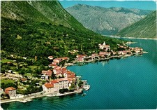 Postcard - Prcanj Bay of Kotor.  Aerial view. picture