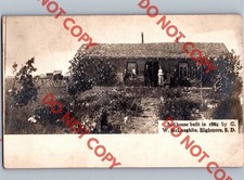 c1910 Sod House Home HIGHMORE South Dakota SD Hyde County RPPC Real Photo picture