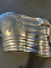 Vintage 1974  Wilton Star Spangled Flag 4th of July Patriotic Cake Pan  picture
