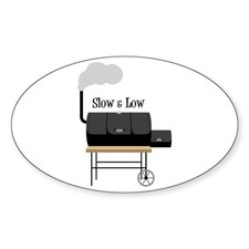 CafePress Slow & Low Sticker Sticker (Oval) (1604705047) picture