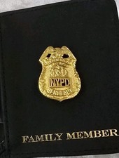 NYPD Sergeant Family Member Wallet Mini Badge. .  picture