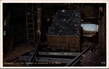 Anthracite Coal Mine Dumping Breaker Scranton PA Postcard c1910s picture