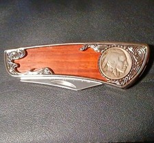 American Historic Society Buffalo Nickel Pocket Knife picture