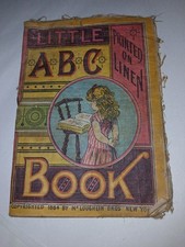 antique 1884s Little ABC Book new york picture