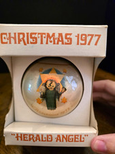 Schmid Limited Edition Hanging Angel Christmas Ornament 1977 Multicolor picture