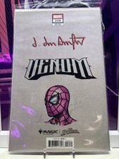 Marvel Venom #258 MTG Dan Dos Santos Spider-Man Remarque Remark Sketch 1/1 Auto picture